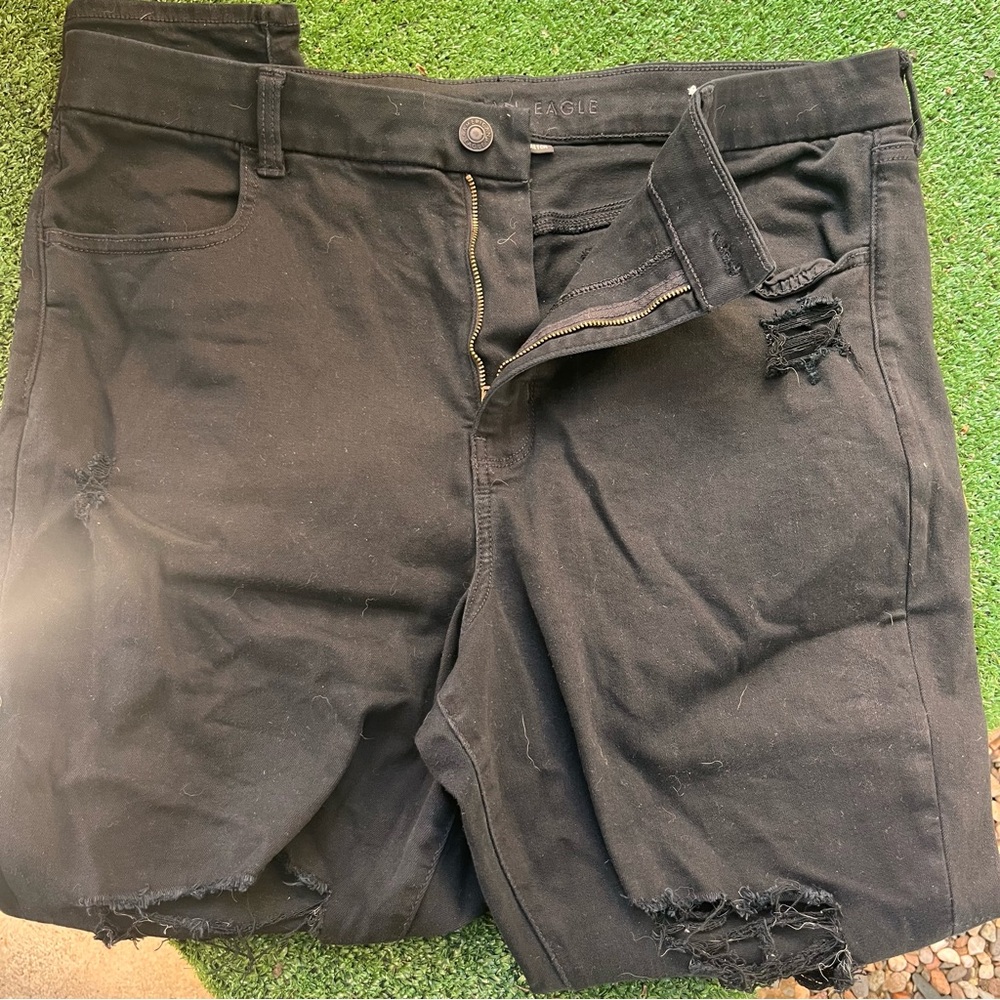 🆕 Women’s American Eagle Distressed Curvy Hi-Rise Jegging